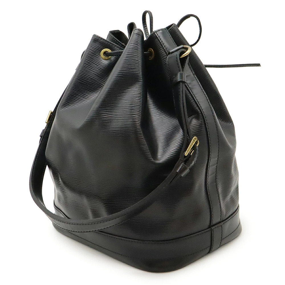 Louis Vuitton Black Hobo Semi Noir Noe Bag Shoulder Drawstring Shoulder Epi